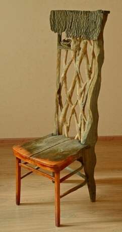 стул-трон "Венский лес" “стул-трон  Венский лес.”, Wood, авторская техника, декоративная стилизация, Everyday life, Russia, 2018 - photo 2