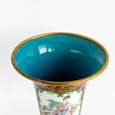 Vase “Mura”, Enamel, Cloisonne, China, 1920 - photo 3
