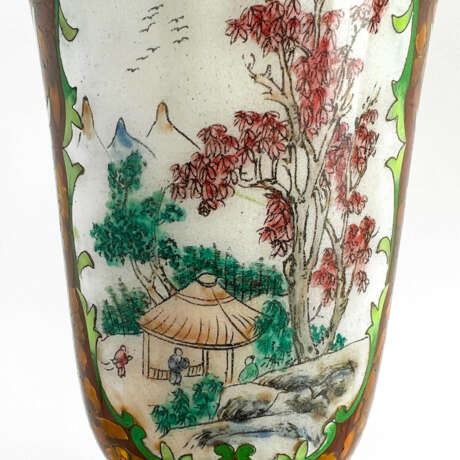 Vase “Mura”, Enamel, Cloisonne, China, 1920 - photo 8