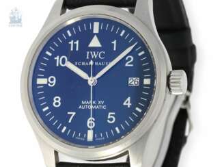 Armbanduhr: große, automatische IWC Fliegeruhr Mark XV, Ref.3253