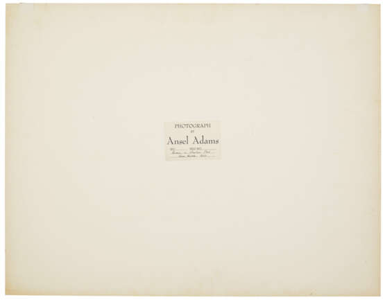 ANSEL ADAMS (1902–1984) - photo 3