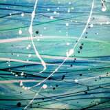 БЕЛОЕ ПЕРО Aquarellpapier Acrylfarbe Абстрактный импрессионизм фантазийная композиция Russland 2021 - Foto 3