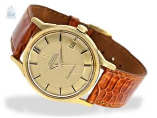 Armbanduhr: hochwertiges Omega Constellation Chronometer "Pie-Pan" Referenz 168005-6, 18K Gold, ca.1963