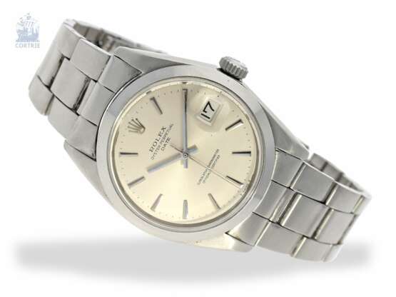 Armbanduhr: vintage Rolex Date Chronometer, Edelstahl - photo 1