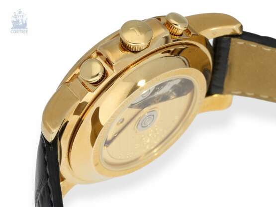 Armbanduhr: schwerer Herren-Chronograph in 18K Gold, Tissot "T-LORD AUTOMATIK Ref. T71.3.441.31", vermutlich ungetragen, new-old-stock - photo 4