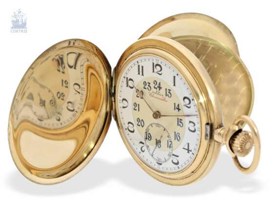 Taschenuhr: Omega Rarität, Observatoriums-Chronometer "CHRONOMÈTRE GRADE VERY BEST" No.5983708 mit Zertifikat und Originalbox, gefertigt 1922 in einer Serie von nur 300 Stück! - Foto 6