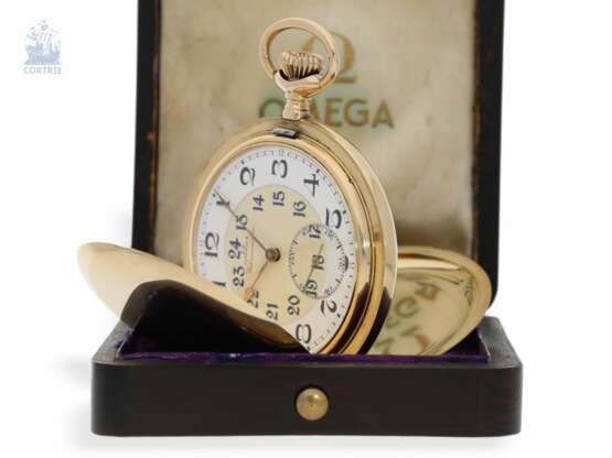 Taschenuhr: Omega Rarität, Observatoriums-Chronometer "CHRONOMÈTRE GRADE VERY BEST" No.5983708 mit Zertifikat und Originalbox, gefertigt 1922 in einer Serie von nur 300 Stück! - photo 10