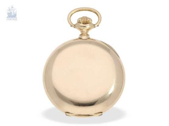 Taschenuhr: besonders schwere und große Goldsavonnette sehr hochwertiger Qualität, Ankerchronometer Zenith No. 1646745, ca.1910 - photo 4