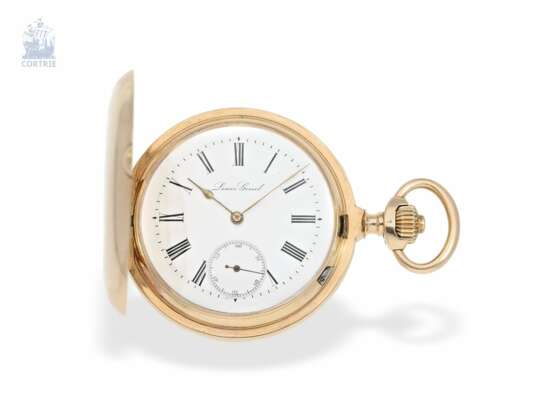 Taschenuhr: sehr schweres und hochfeines Taschenchronometer, Louis Grisel No.126309, La Chaux-De-Fonds, um 1900 - фото 1