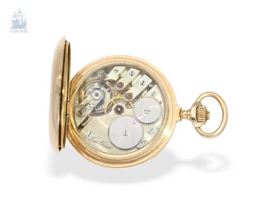 Taschenuhr: sehr schweres und hochfeines Taschenchronometer, Louis Grisel No.126309, La Chaux-De-Fonds, um 1900 - Foto 3