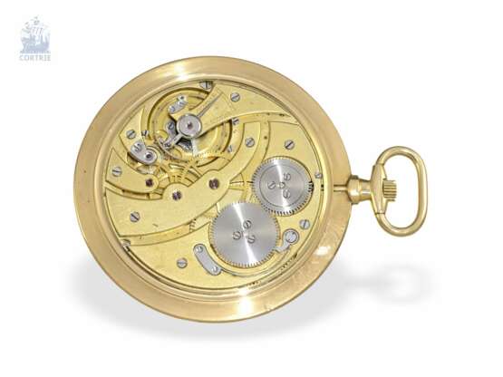 Taschenuhr: Cartier "Montre Couteau", um 1930, flachste von Cartier gebaute Herren-Taschenuhr, gesamte Uhr nur 4mm stark - фото 3