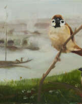 Kaya Theiss (1959 Washington DC/USA). C.D. Friedrichs Vögel 17