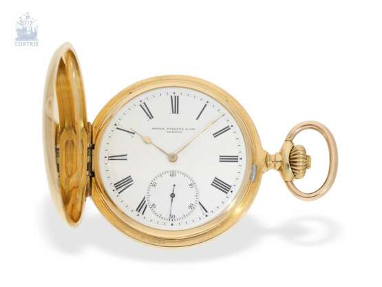 Taschenuhr: besonders schweres Patek Philippe Taschenchronometer mit besonders großer Unruh, No.116999, Geneva 1902 - фото 1