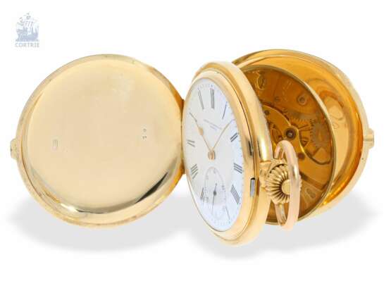 Taschenuhr: besonders schweres Patek Philippe Taschenchronometer mit besonders großer Unruh, No.116999, Geneva 1902 - photo 7