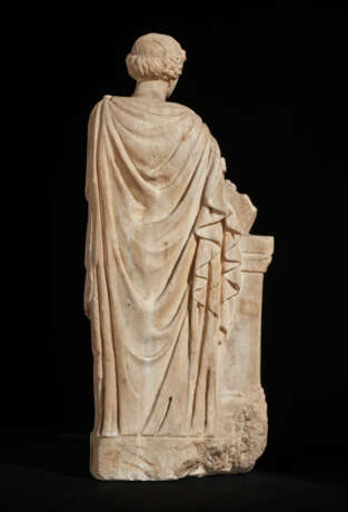 A ROMAN MARBLE FIGURE OF THE MUSE ERATO OR TERPSICHORE - фото 5