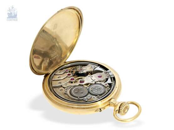 Taschenuhr: sehr feine Vacheron & Constantin Präzisionstaschenuhr mit Viertelstundenrepetition, No.107720, Genf um 1920 - photo 2