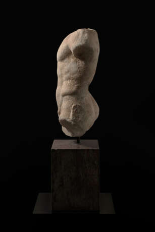 A GREEK MARBLE TORSO OF AN ATHLETE - photo 3