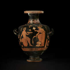 AN APULIAN RED-FIGURED HYDRIA
