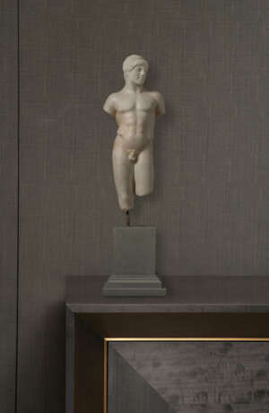 A GREEK MARBLE VICTORIOUS ATHLETE - Foto 4