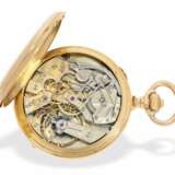 Taschenuhr: hochfeines, ganz frühes Patek Philippe Ankerchronometer mit Chronograph mit Kronendrücker, No.66797, Genf 1882, mit Stammbuchauszug - Foto 3