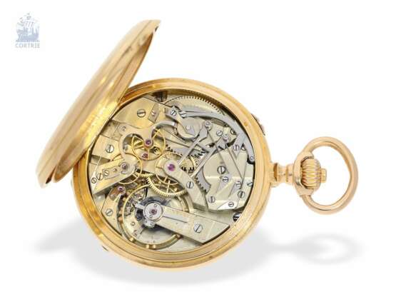 Taschenuhr: hochfeines, ganz frühes Patek Philippe Ankerchronometer mit Chronograph mit Kronendrücker, No.66797, Genf 1882, mit Stammbuchauszug - фото 3