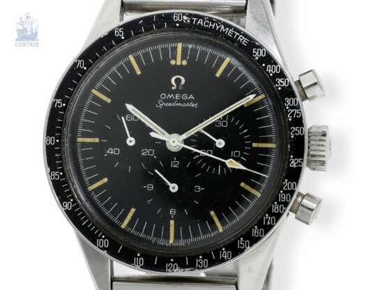 Armbanduhr: Omega-Rarität, Speedmaster Referenz 105.003-63 "Ed White" aus 1. Hand, Baujahr 1963 - Foto 1