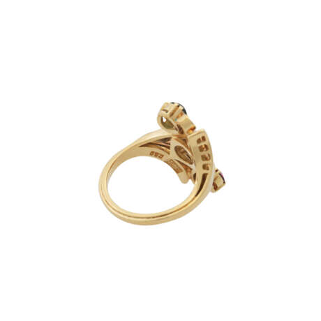 Ring mit Altschliffdiamant ca. 0,45 ct, - Foto 3