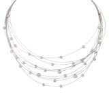 Collier mit Brillanten zus. ca. 0,8 ct, - фото 1