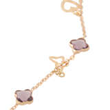 Kette mit facettierten Amethysten, - фото 5