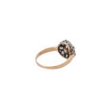 Ring mit Perle und Altschliffdiamanten - Foto 3
