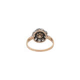 Ring mit Perle und Altschliffdiamanten - photo 4
