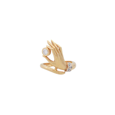 CARRERA Y CARRERA Ring "Hand" mit Brillanten, - photo 2