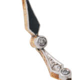 Art Déco Paar Ohrhänger mit Perlen und Diamanten, - фото 7