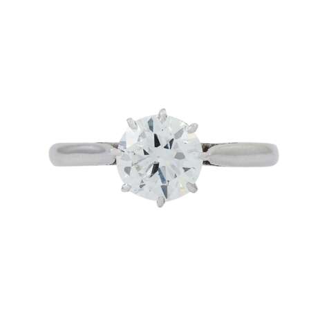 Ring mit Solitär Brillant ca. 1,56 ct - фото 2