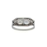 Ring mit 4 Altschliffdiamanten zus. ca. 1,4 ct, - фото 4