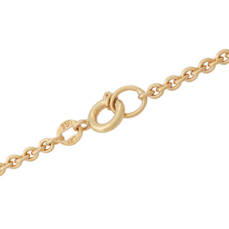 Kette und Anhänger mit Brillant ca. 0,6 ct, - photo 5