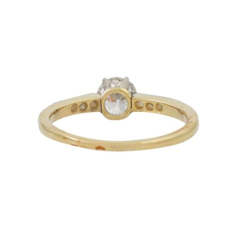 Ring mit Altschliffdiamant ca. 0,7 ct, - photo 4