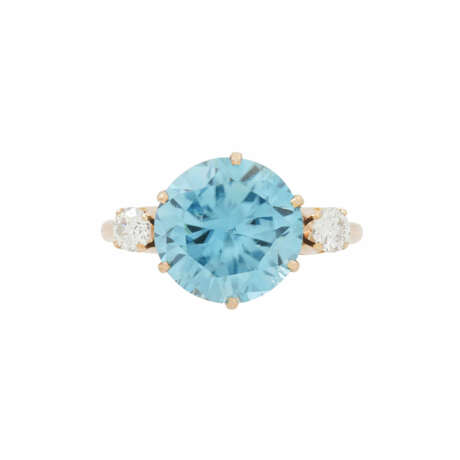 Ring mit blauem Zirkon ca. 5,3 ct - фото 2