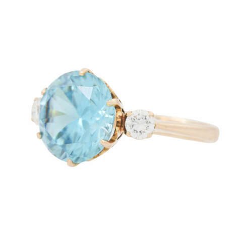 Ring mit blauem Zirkon ca. 5,3 ct - photo 5