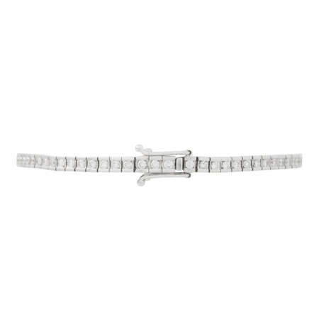 Rivière Armband mit Brillanten zus. ca. 2,1 ct, - Foto 2