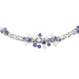 Collier mit Saphiren und Brillanten - photo 2