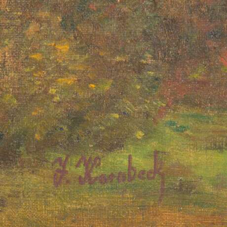 KORNBECK, JULIUS (1839-1920) "Blick auf Nürtingen" - photo 3