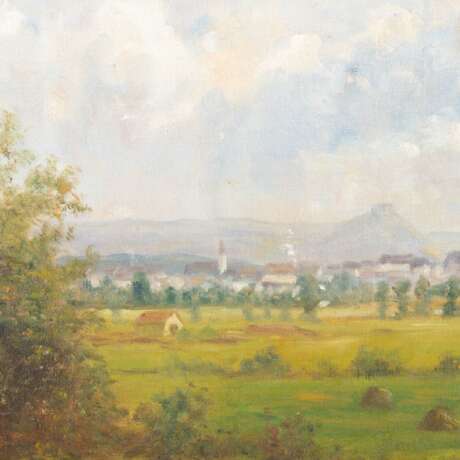 KORNBECK, JULIUS (1839-1920) "Blick auf Nürtingen" - photo 4