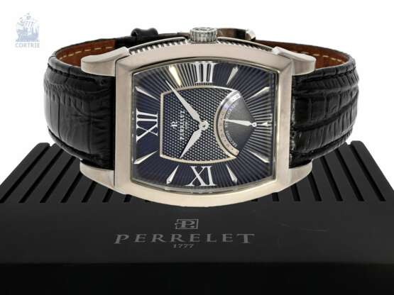 Armbanduhr: hochwertige Herrenuhr Perrelet "Tonneau Retrograde Second" Ref.A3005/2, limitiert auf 25 Exemlare, mit Zertifikat und Originalbox - фото 1