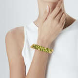 TIFFANY & CO., JEAN SCHLUMBERGER ENAMEL AND GOLD 'CONES AND V'S' BANGLE BRACELET - photo 2