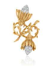 NO RESERVE | TIFFANY & CO., JEAN SCHLUMBERGER DIAMOND AND GOLD BROOCH