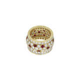 CARTIER RUBY AND DIAMOND 'NIGERIA' BAND RING - photo 4