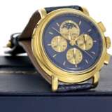Armbanduhr: sehr schwerer, luxuriöser Ulysse Nardin Gold-Chronograph mit Kalender und Mondphase, Referenz 531-22, 90er Jahre - Foto 1