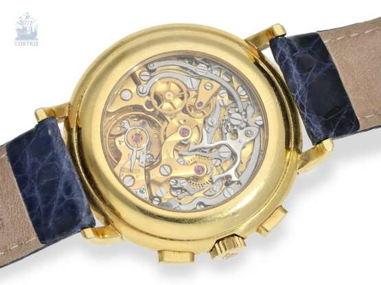 Armbanduhr: sehr schwerer, luxuriöser Ulysse Nardin Gold-Chronograph mit Kalender und Mondphase, Referenz 531-22, 90er Jahre - фото 2
