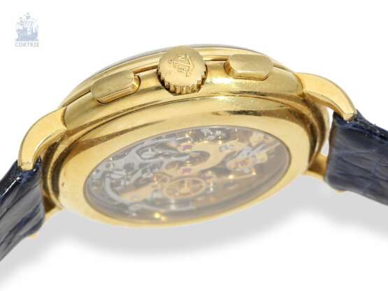 Armbanduhr: sehr schwerer, luxuriöser Ulysse Nardin Gold-Chronograph mit Kalender und Mondphase, Referenz 531-22, 90er Jahre - Foto 4
